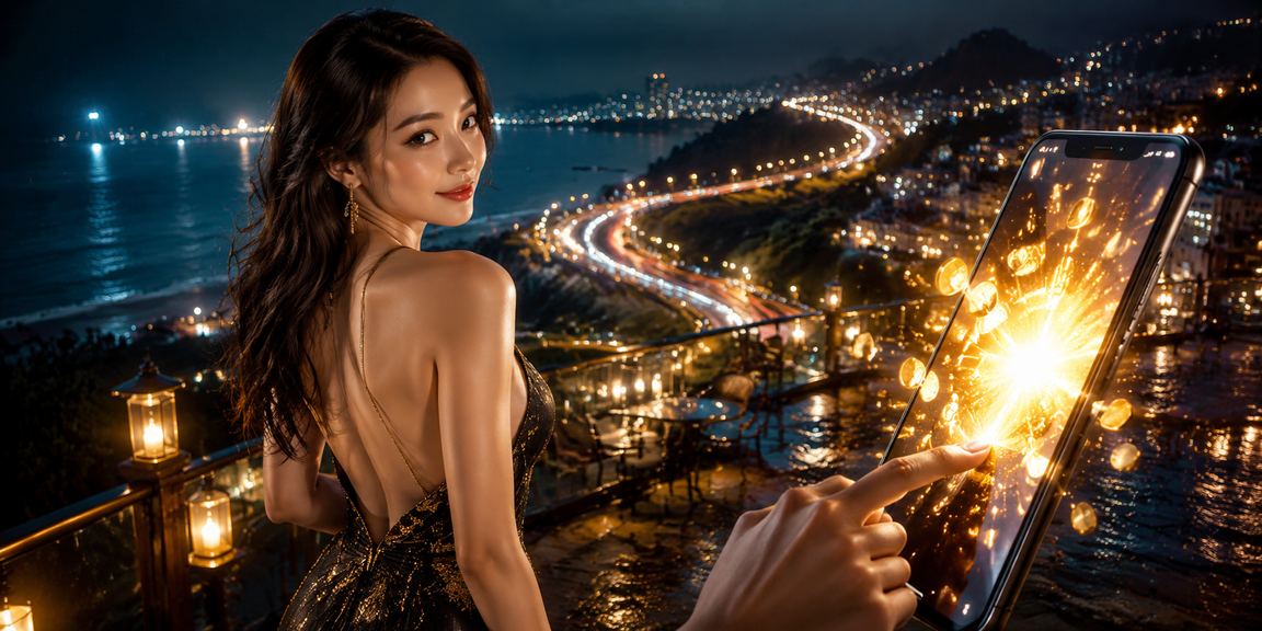 Người dùng tại Đà Lạt trải nghiệm casino trên điện thoại di động với khung cảnh biển thư giãn