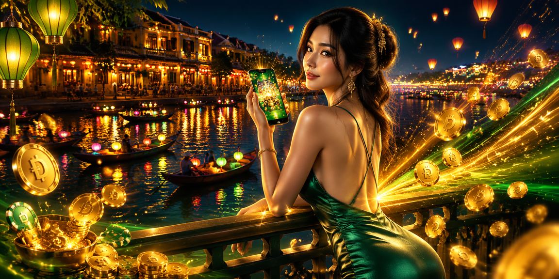 Người dùng Việt Nam trải nghiệm slot game tại Hội An với không gian văn hóa đặc sắc